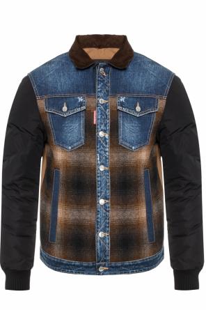 Jacket with denim inserts, zdjęcie 1 Jacket with denim inserts od Dsquared2